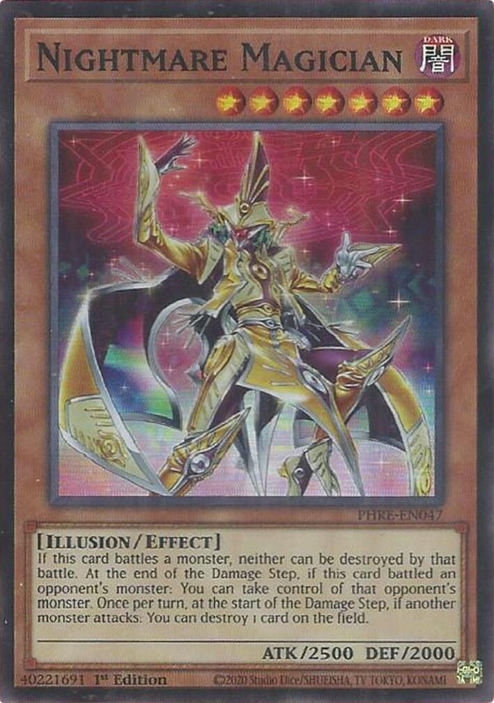 Nightmare Magician (Super Rare) [PHRE-EN047] Super Rare | Gear Gaming Fayetteville