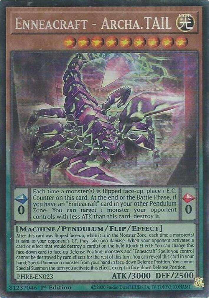 Enneacraft - Archa.TAIL (CR) [PHRE-EN023] Collector's Rare | Gear Gaming Fayetteville