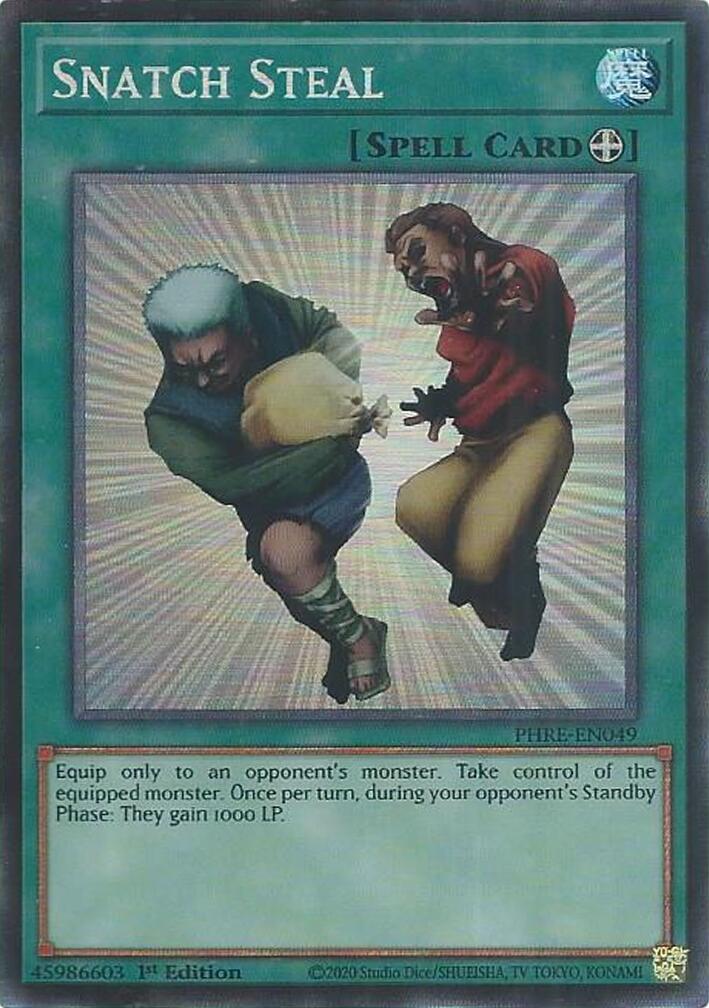 Snatch Steal (CR) [PHRE-EN049] Collector's Rare | Gear Gaming Fayetteville