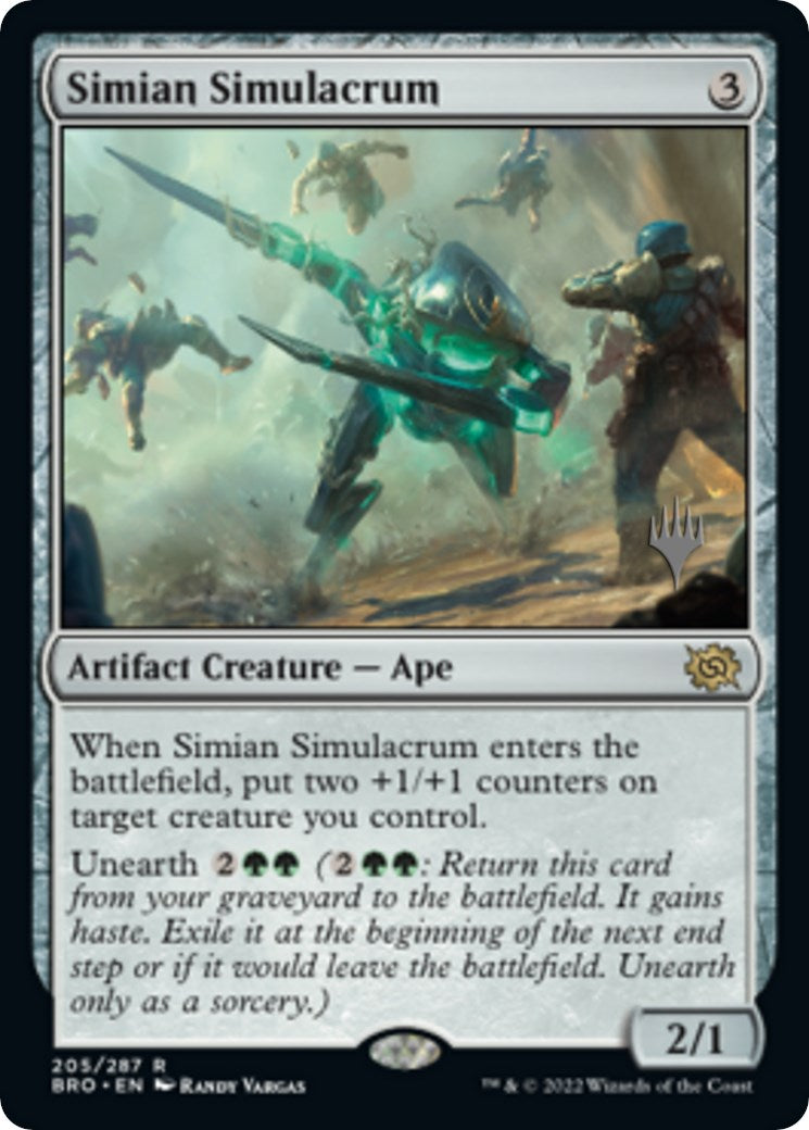 Simian Simulacrum (Promo Pack) [The Brothers' War Promos] | Gear Gaming Fayetteville