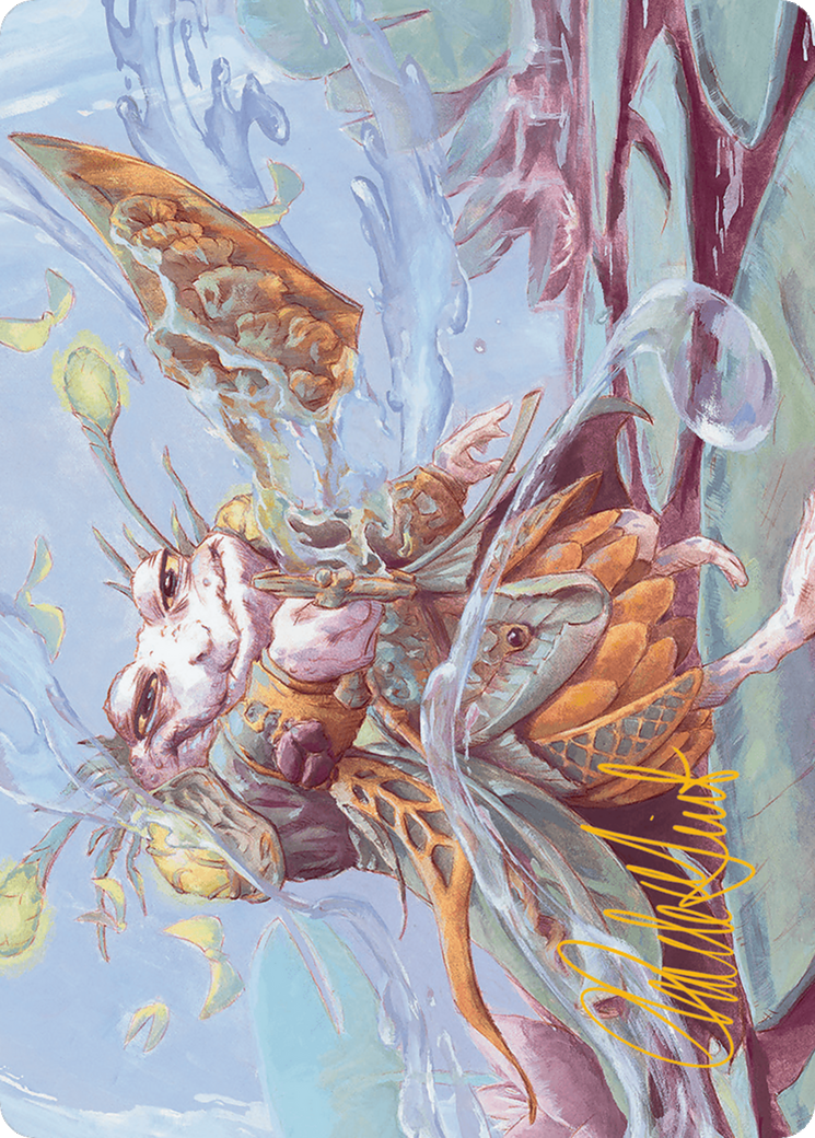 Glarb, Calamity's Augur Art Card (Gold-Stamped Signature) [Bloomburrow Art Series] | Gear Gaming Fayetteville
