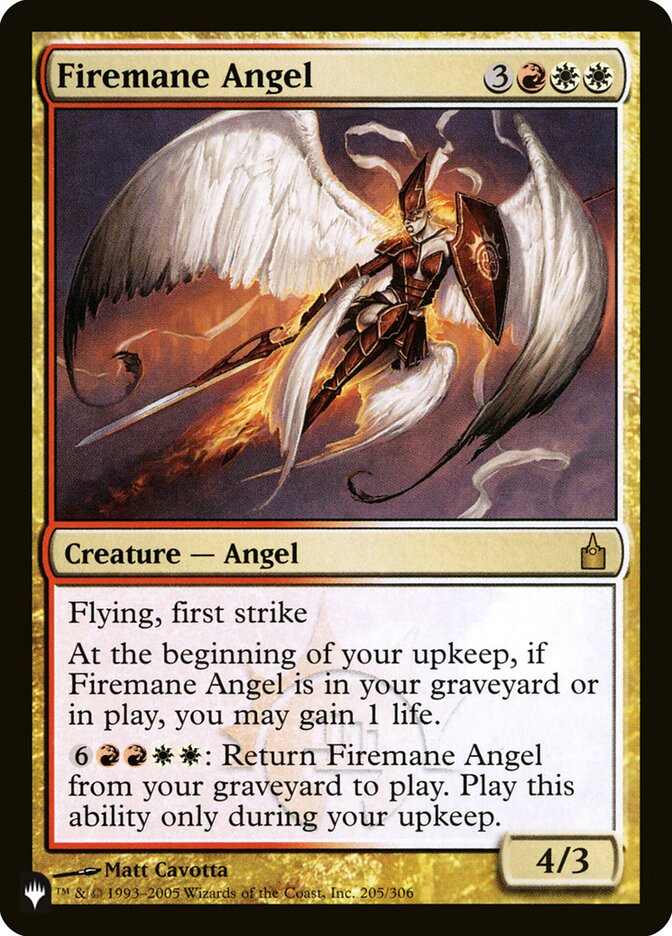 Firemane Angel [The List] | Gear Gaming Fayetteville