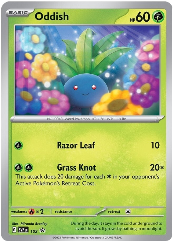 Oddish (102) [Scarlet & Violet: Black Star Promos] | Gear Gaming Fayetteville