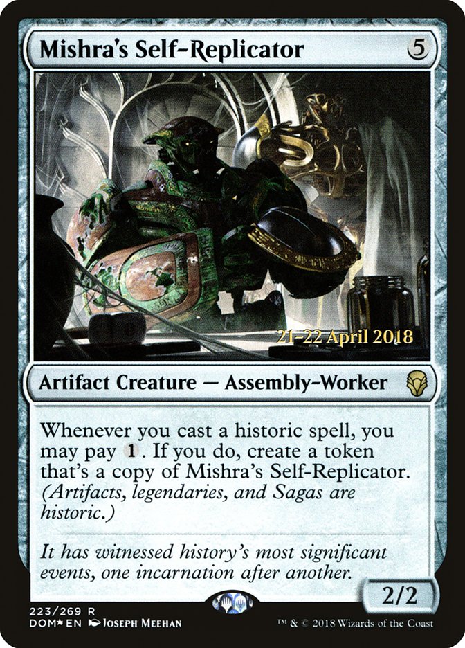 Mishra's Self-Replicator [Dominaria Prerelease Promos] | Gear Gaming Fayetteville