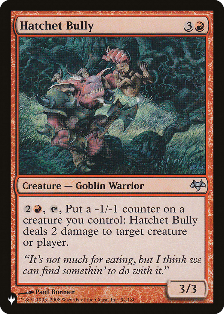Hatchet Bully [The List] | Gear Gaming Fayetteville