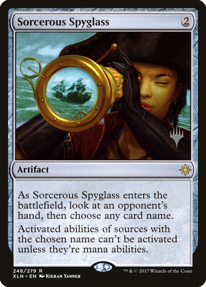 Sorcerous Spyglass (Promo Pack) [Ixalan Promos] | Gear Gaming Fayetteville