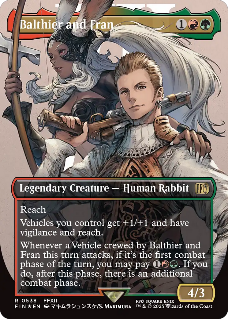 Balthier and Fran (Borderless) (Surge Foil) [FINAL FANTASY] | Gear Gaming Fayetteville