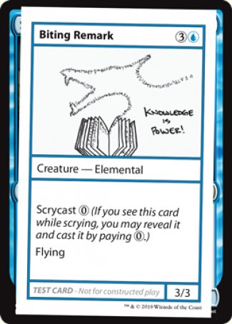 Biting Remark (2021 Edition) [Mystery Booster Playtest Cards] | Gear Gaming Fayetteville