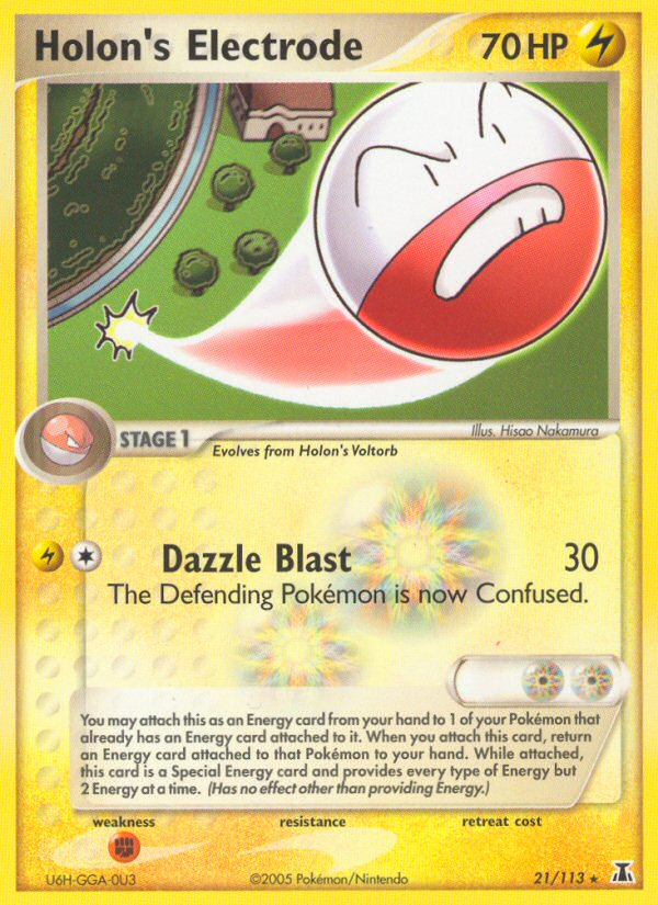 Holon's Electrode (21/113) [EX: Delta Species] | Gear Gaming Fayetteville