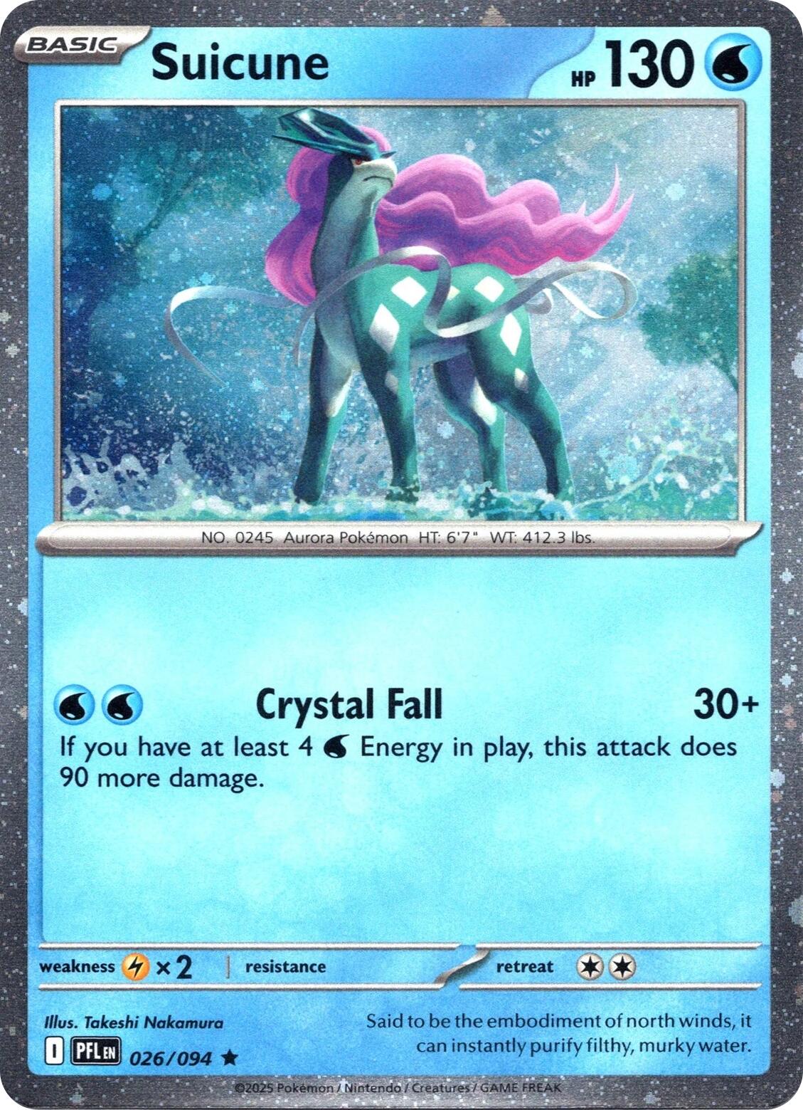 Suicune (026/094) (Cosmos Holo) [Miscellaneous Cards] | Gear Gaming Fayetteville