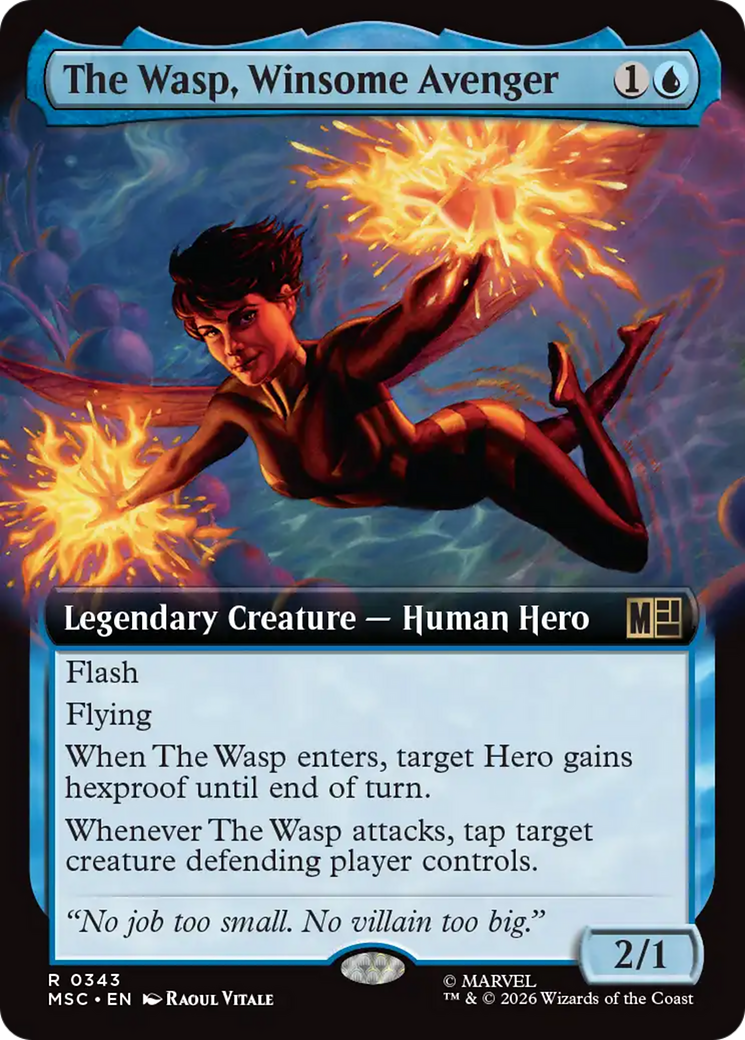 The Wasp, Winsome Avenger (Extended Art) [Marvel Super Heroes Commander] | Gear Gaming Fayetteville