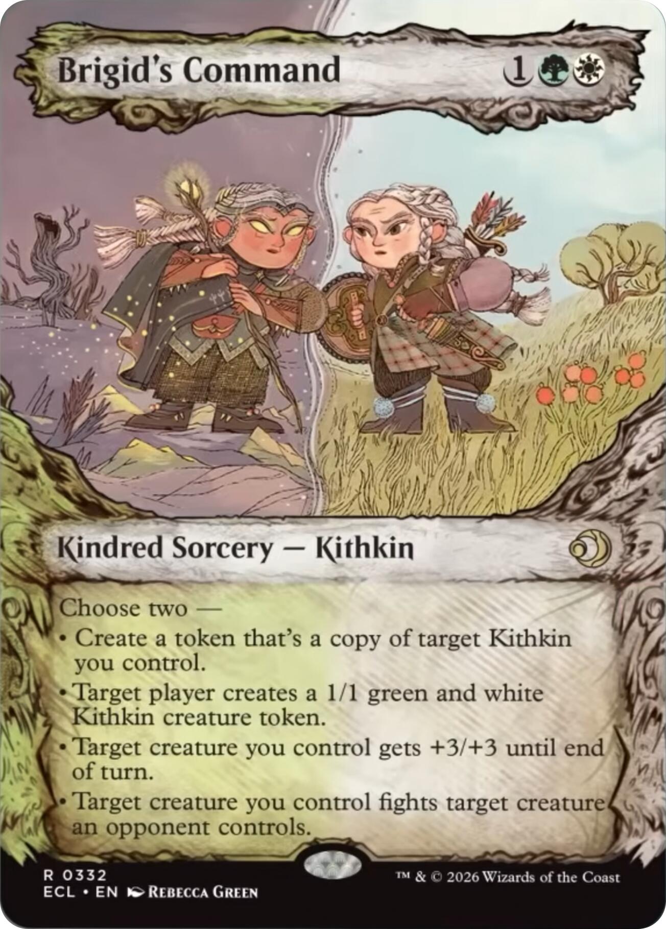 Brigid's Command (Showcase) [Lorwyn Eclipsed] | Gear Gaming Fayetteville