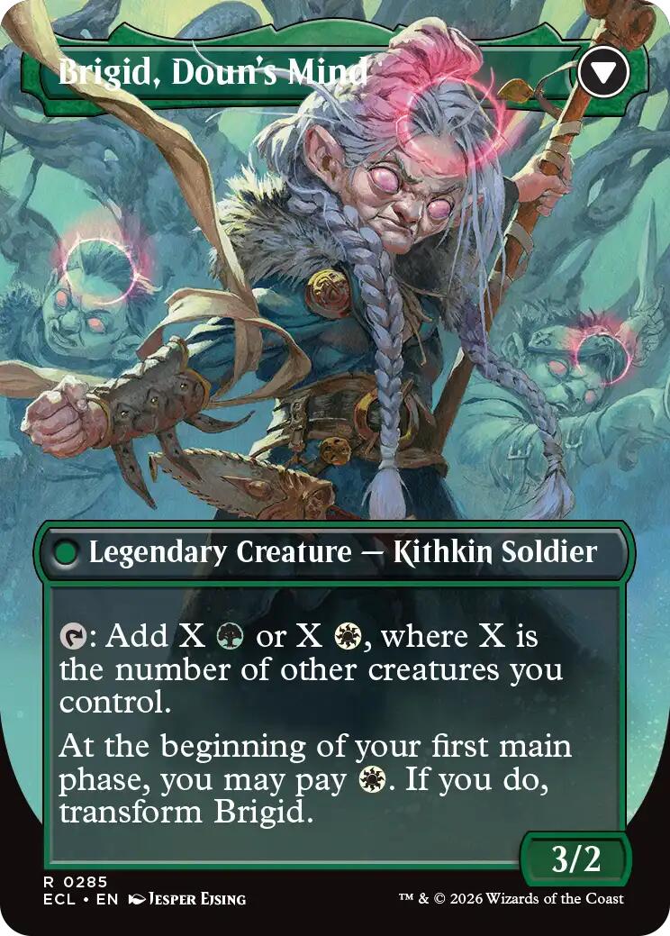 Brigid, Clachan's Heart (Borderless) [Lorwyn Eclipsed] | Gear Gaming Fayetteville