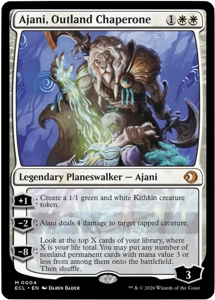 Ajani, Outland Chaperone [Lorwyn Eclipsed] | Gear Gaming Fayetteville