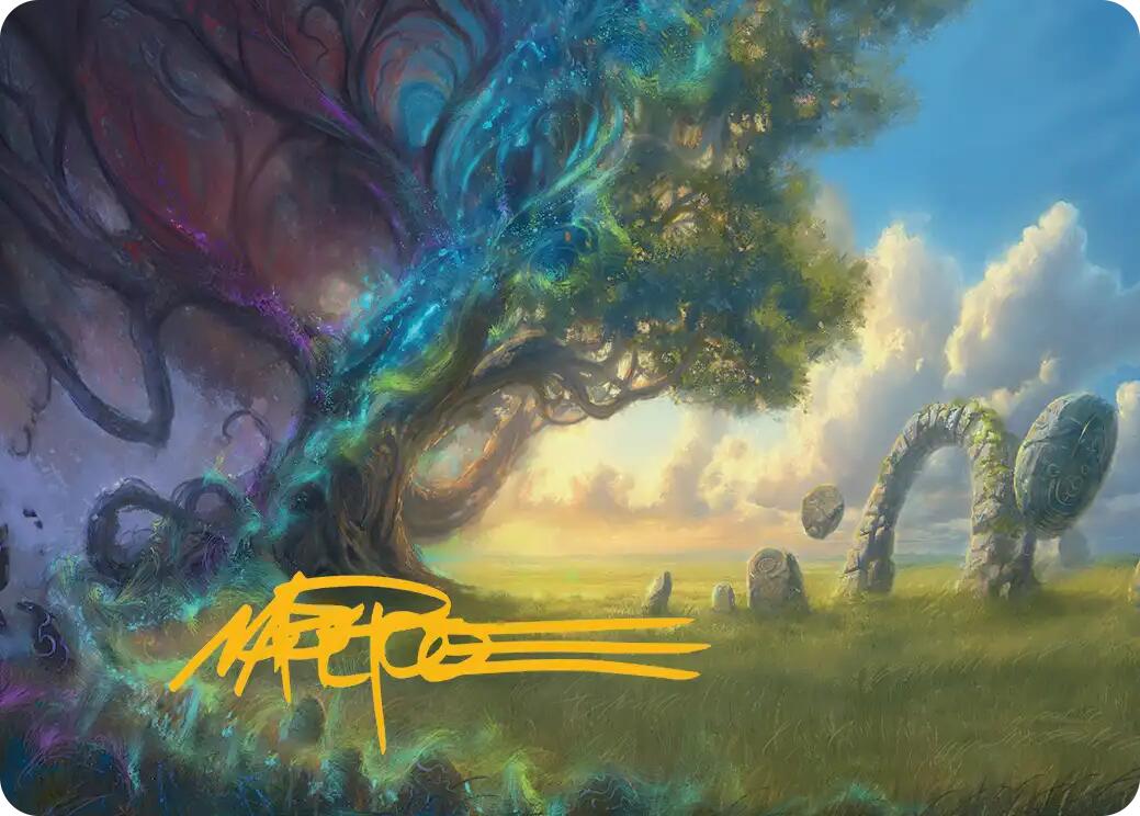 Morningtide's Light Art Card (Gold-Stamped Signature) [Lorwyn Eclipsed Art Series] | Gear Gaming Fayetteville