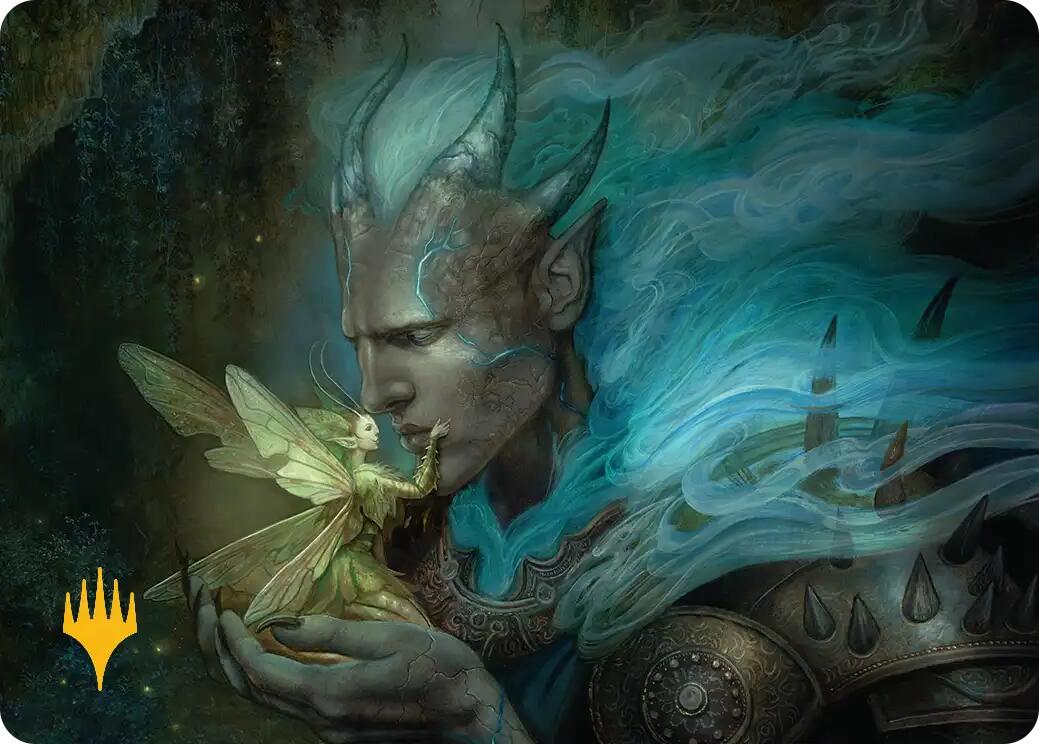 Run Away Together Art Card (Gold-Stamped Planeswalker Symbol) [Lorwyn Eclipsed Art Series] | Gear Gaming Fayetteville