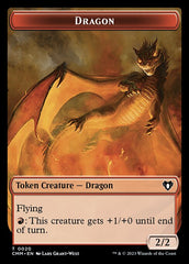 Soldier // Dragon (0020) Double-Sided Token [Commander Masters Tokens] | Gear Gaming Fayetteville