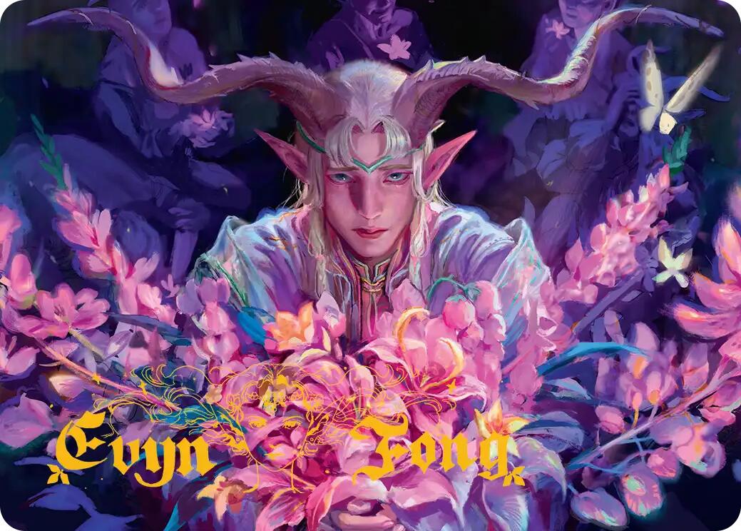 Dawnhand Eulogist Art Card (Gold-Stamped Signature) [Lorwyn Eclipsed Art Series] | Gear Gaming Fayetteville