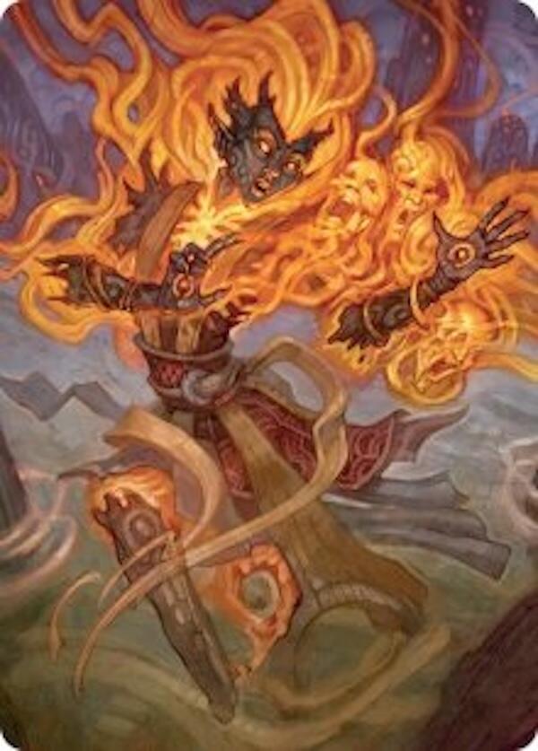 Ashling, Rekindled Art Card (33/54) [Lorwyn Eclipsed Art Series] | Gear Gaming Fayetteville