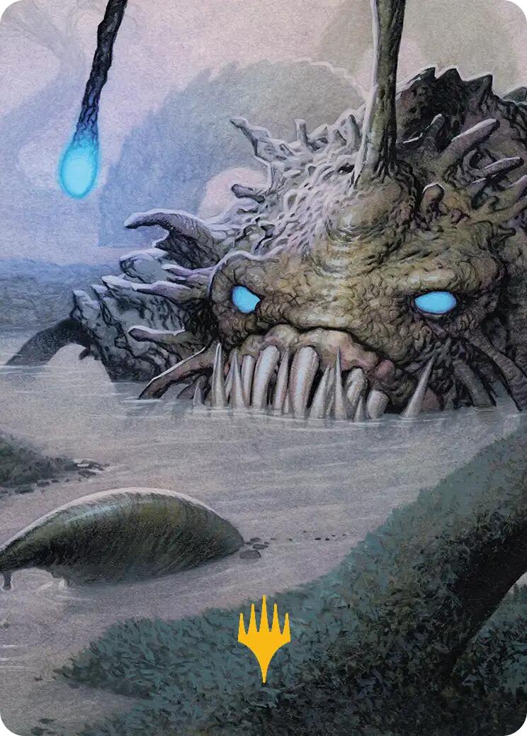 Deceit Art Card (Gold-Stamped Planeswalker Symbol) [Lorwyn Eclipsed Art Series] | Gear Gaming Fayetteville