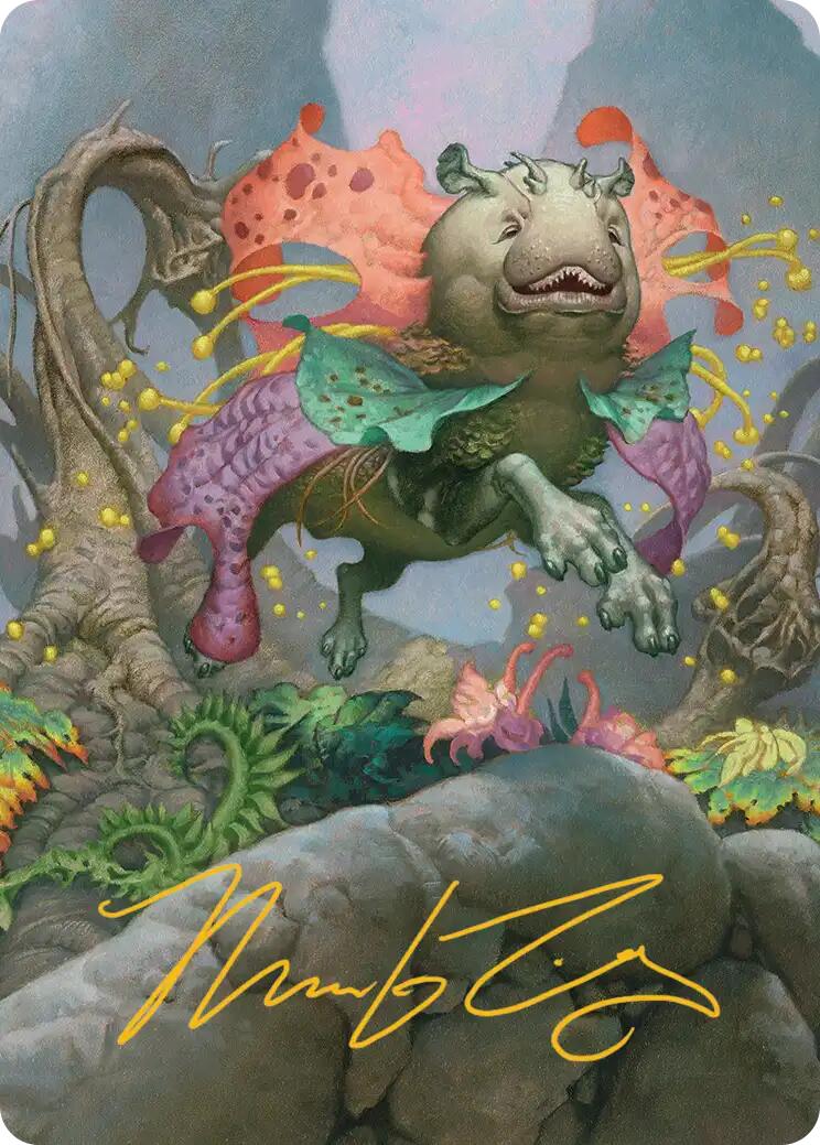 Vibrance Art Card (Gold-Stamped Signature) [Lorwyn Eclipsed Art Series] | Gear Gaming Fayetteville