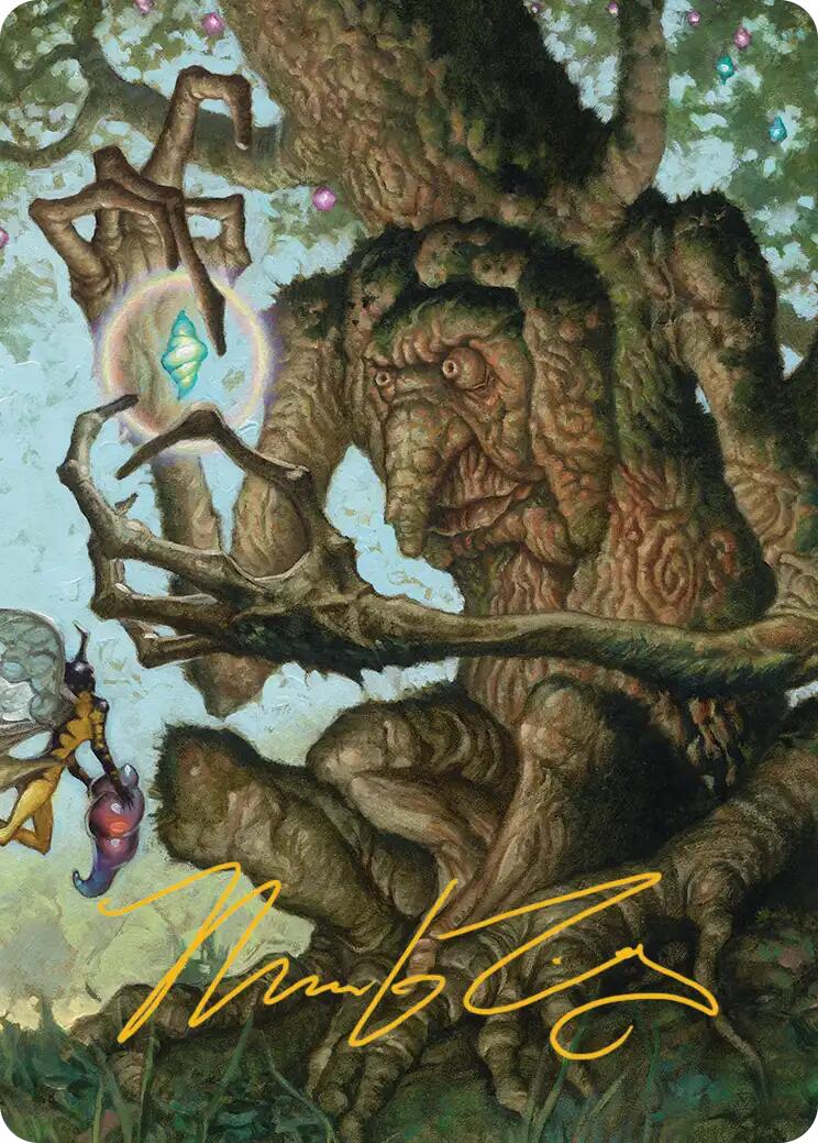 Faeburrow Elder Art Card (Gold-Stamped Signature) [Lorwyn Eclipsed Art Series] | Gear Gaming Fayetteville
