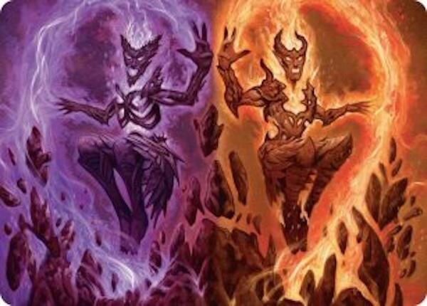 Fire Covenant Art Card [Lorwyn Eclipsed Art Series] | Gear Gaming Fayetteville