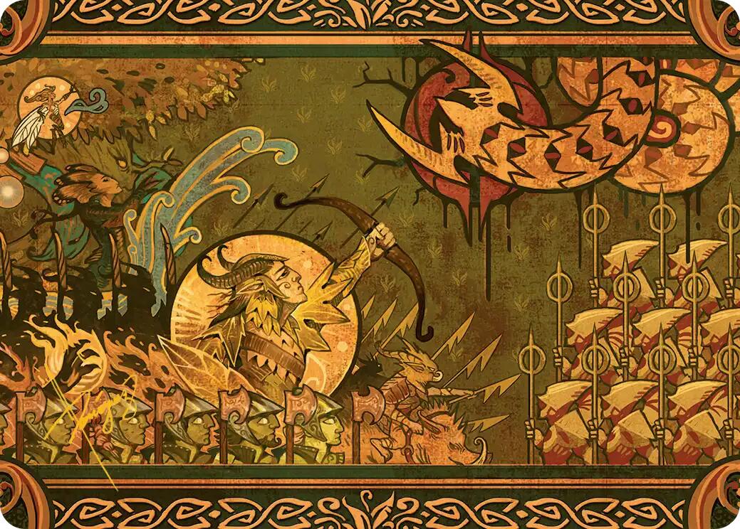 Chronicle of Victory Art Card (Gold-Stamped Signature) [Lorwyn Eclipsed Art Series] | Gear Gaming Fayetteville