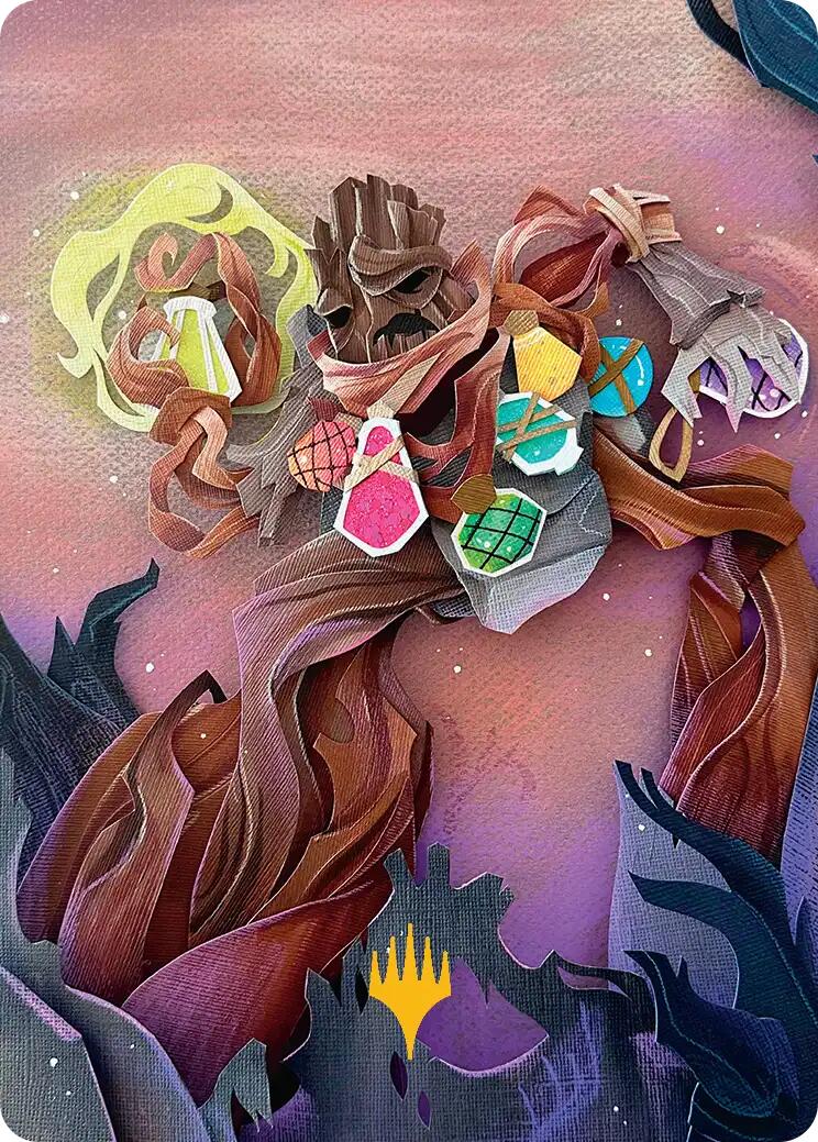 Painter's Servant Art Card (Gold-Stamped Planeswalker Symbol) [Lorwyn Eclipsed Art Series] | Gear Gaming Fayetteville