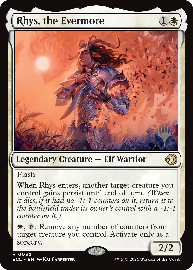 Rhys, the Evermore [Lorwyn Eclipsed Promos] | Gear Gaming Fayetteville