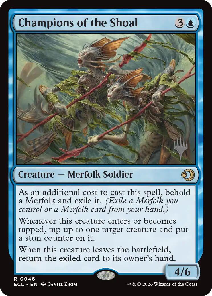 Champions of the Shoal [Lorwyn Eclipsed Promos] | Gear Gaming Fayetteville