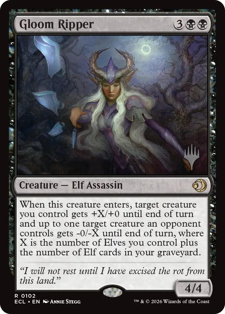 Gloom Ripper [Lorwyn Eclipsed Promos] | Gear Gaming Fayetteville