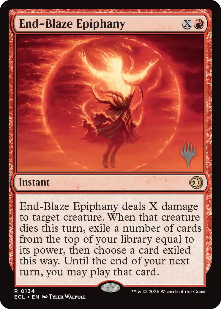End-Blaze Epiphany [Lorwyn Eclipsed Promos] | Gear Gaming Fayetteville