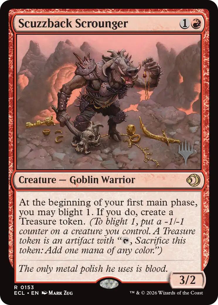 Scuzzback Scrounger [Lorwyn Eclipsed Promos] | Gear Gaming Fayetteville