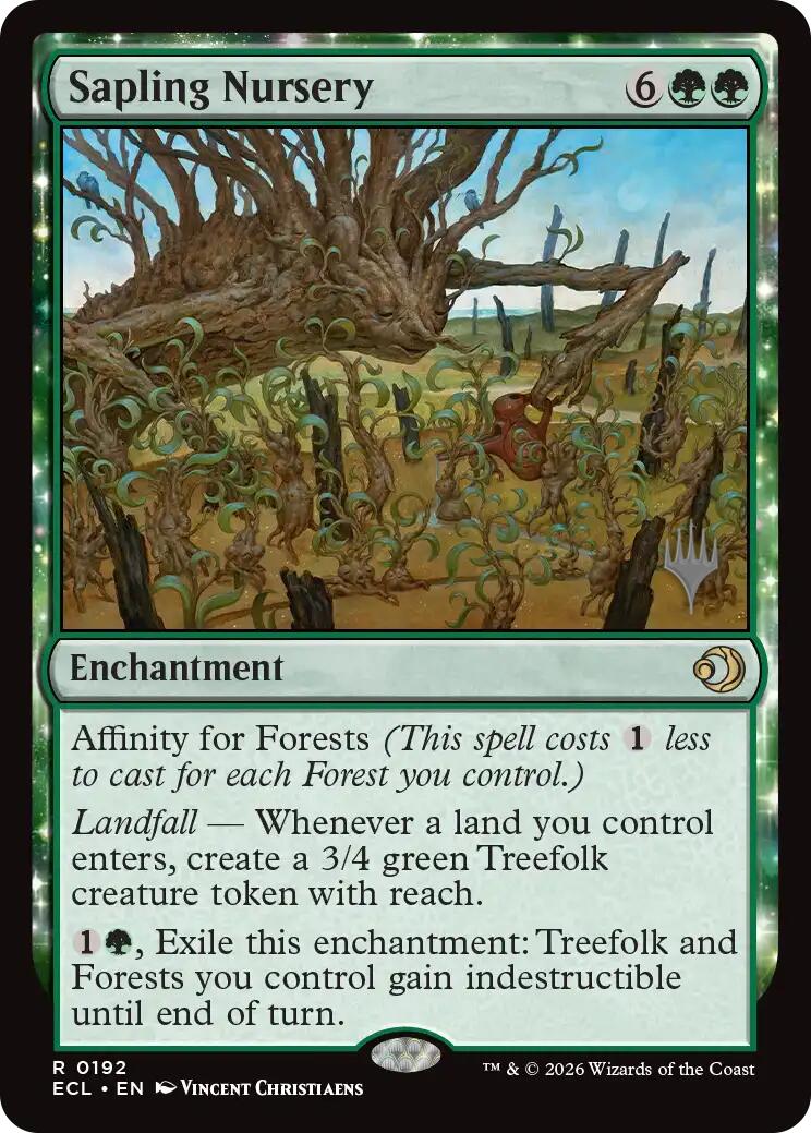 Sapling Nursery [Lorwyn Eclipsed Promos] | Gear Gaming Fayetteville