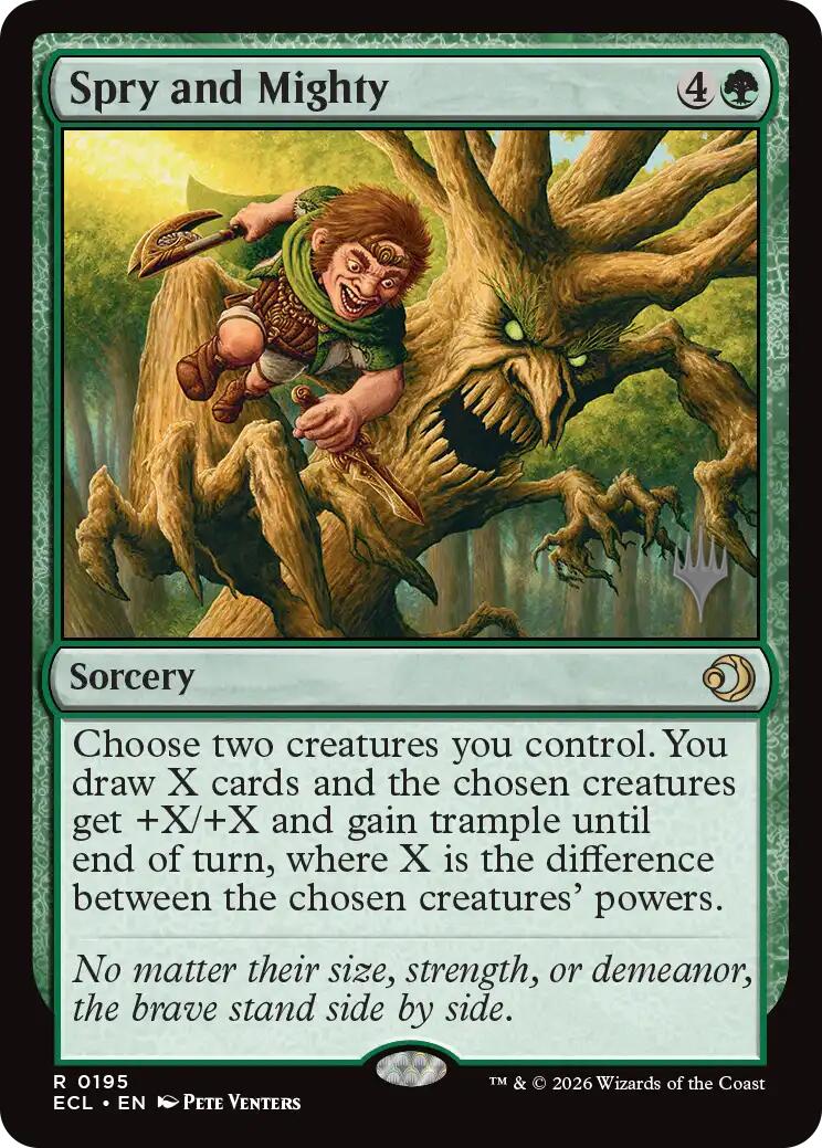 Spry and Mighty [Lorwyn Eclipsed Promos] | Gear Gaming Fayetteville