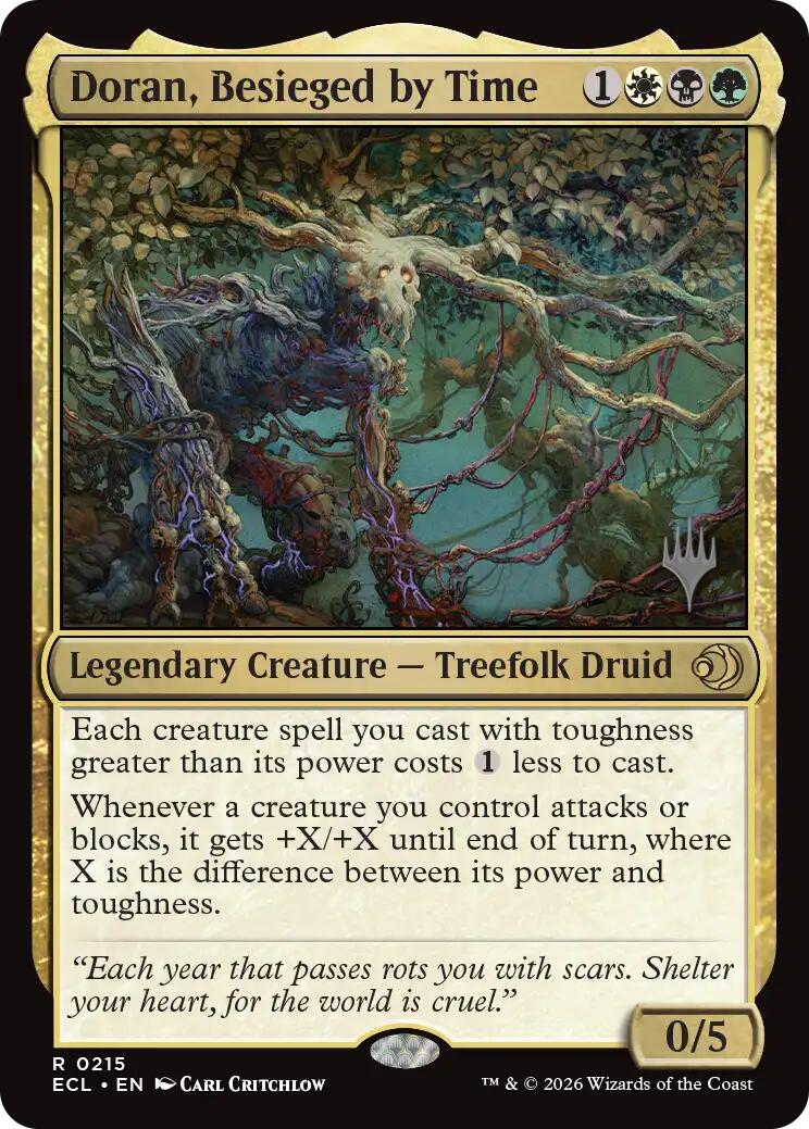 Doran, Besieged by Time [Lorwyn Eclipsed Promos] | Gear Gaming Fayetteville