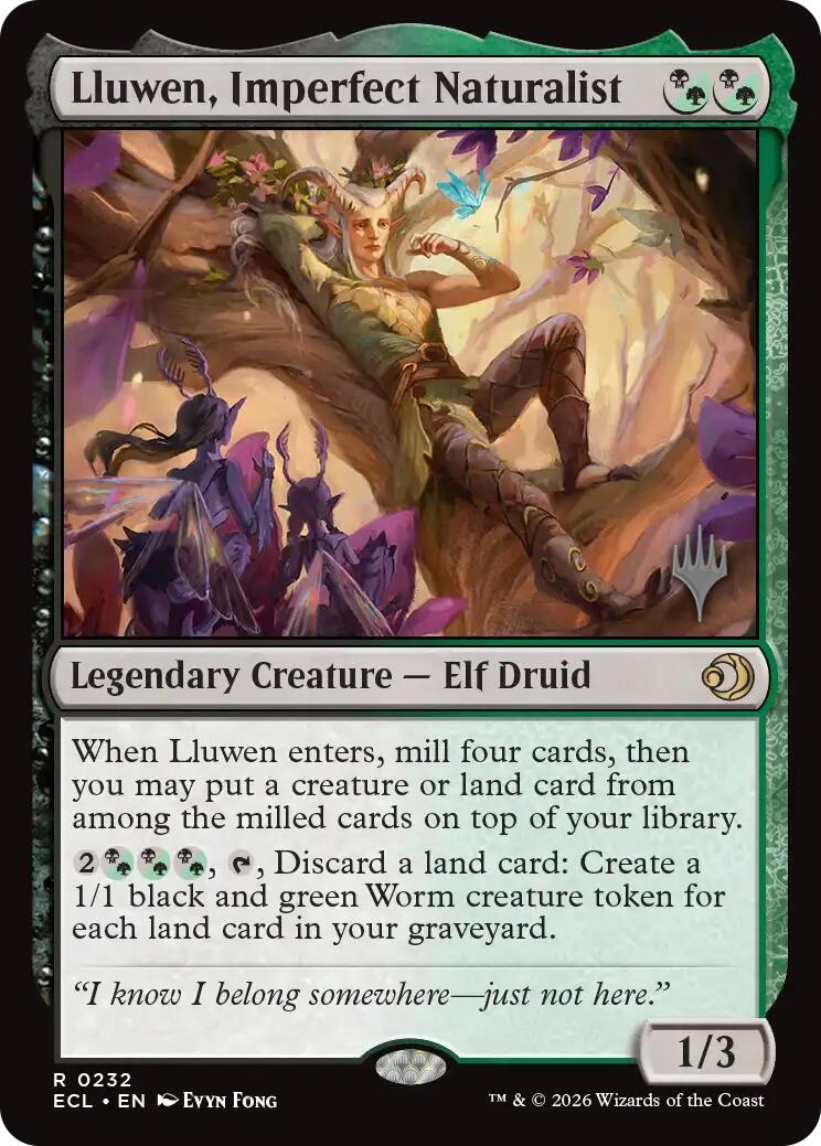 Lluwen, Imperfect Naturalist [Lorwyn Eclipsed Promos] | Gear Gaming Fayetteville