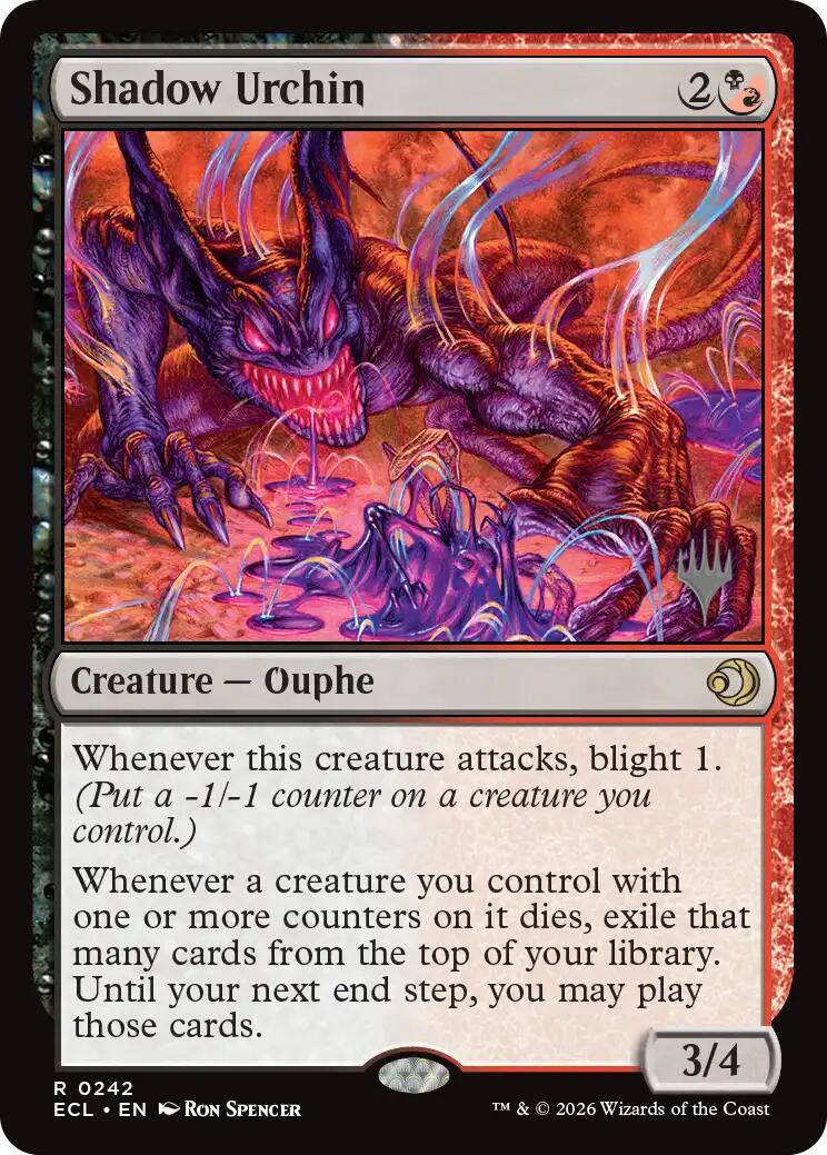 Shadow Urchin [Lorwyn Eclipsed Promos] | Gear Gaming Fayetteville