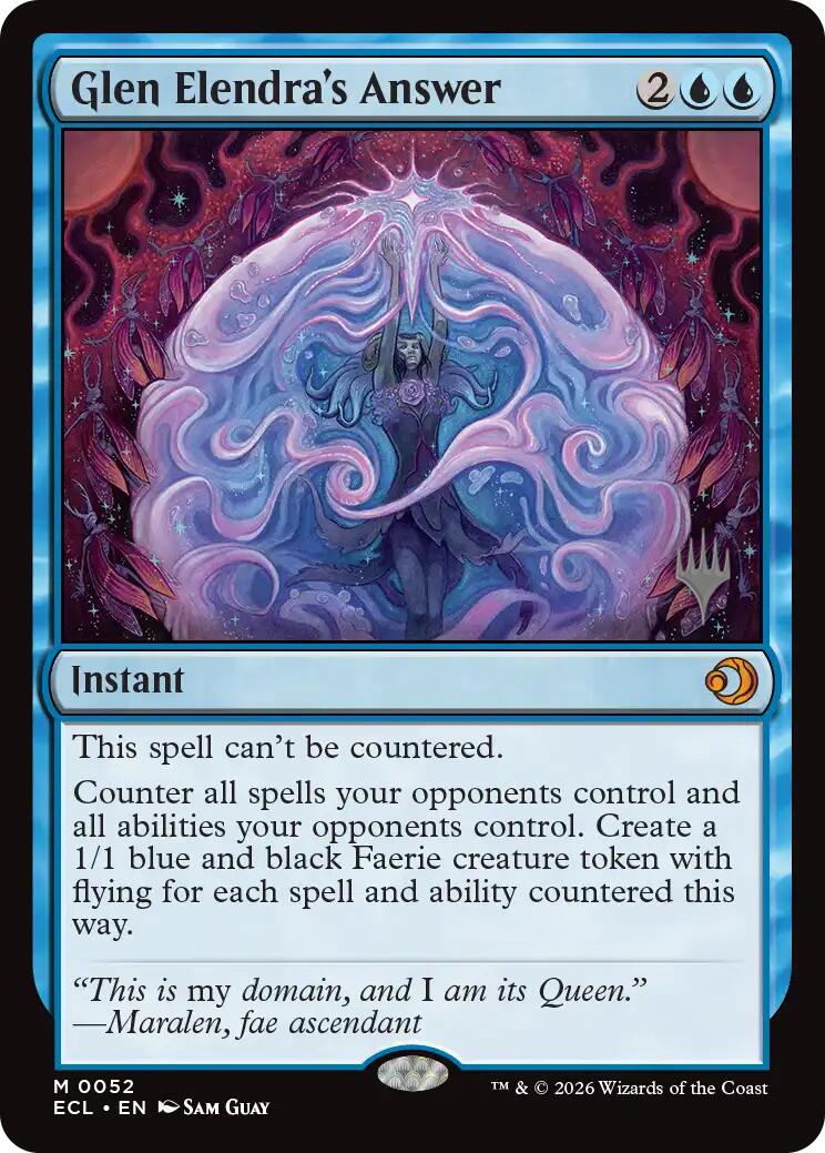 Glen Elendra's Answer [Lorwyn Eclipsed Promos] | Gear Gaming Fayetteville