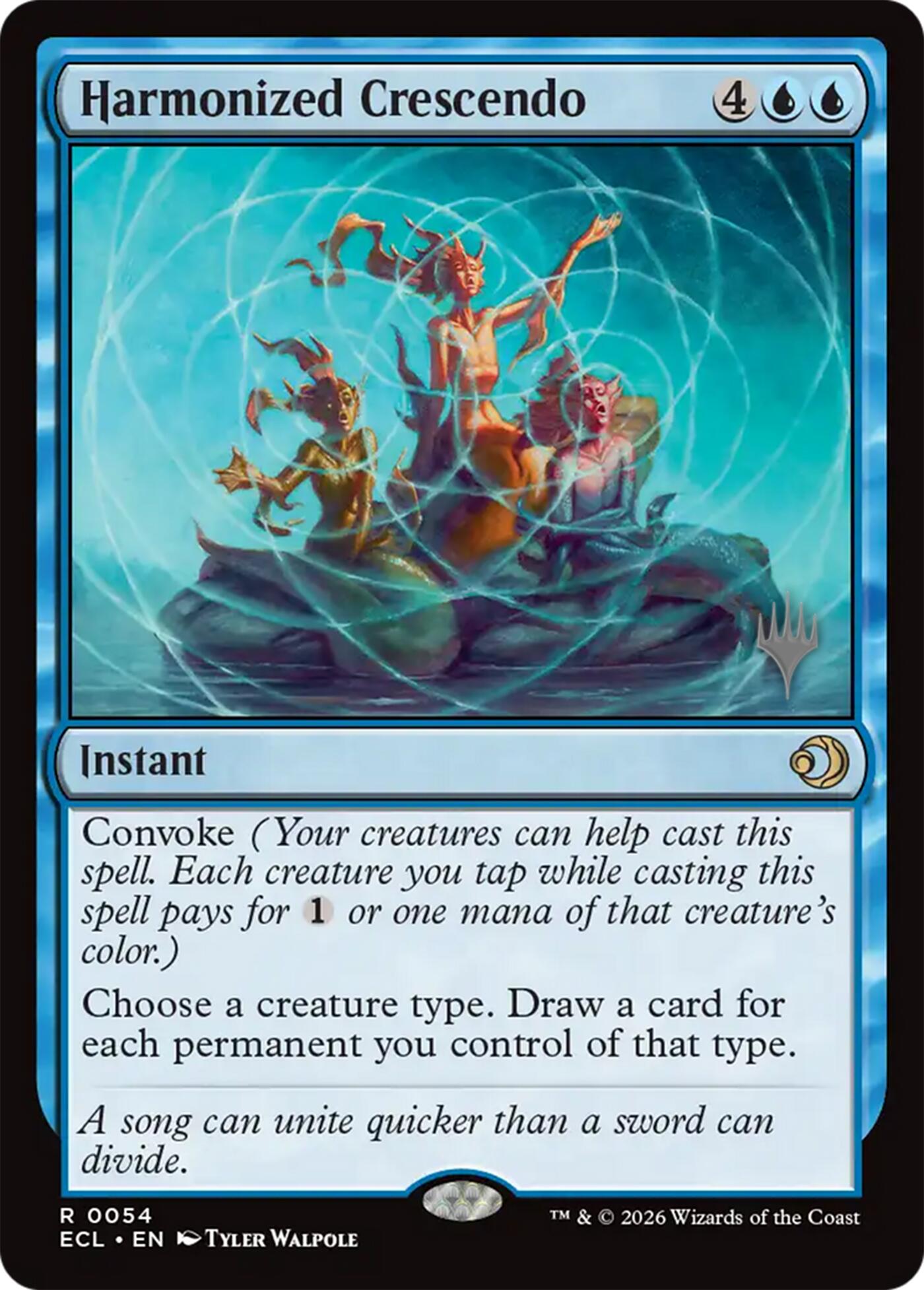 Harmonized Crescendo [Lorwyn Eclipsed Promos] | Gear Gaming Fayetteville