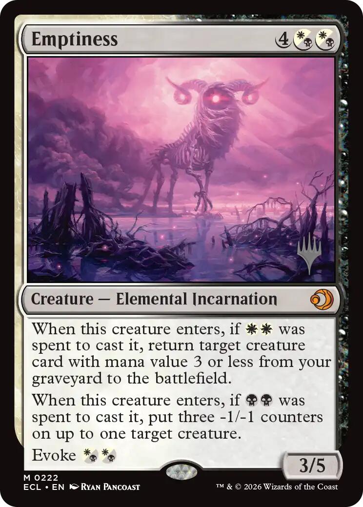 Emptiness [Lorwyn Eclipsed Promos] | Gear Gaming Fayetteville