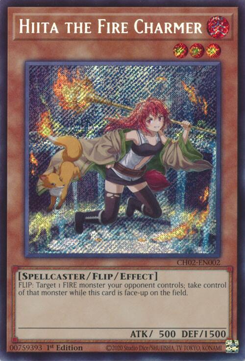 Hiita the Fire Charmer [CH02-EN002] Secret Rare | Gear Gaming Fayetteville