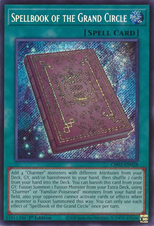 Spellbook of the Grand Circle [CH02-EN028] Secret Rare | Gear Gaming Fayetteville