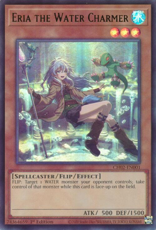 Eria the Water Charmer (Ultra Rare) [CH02-EN001] Ultra Rare | Gear Gaming Fayetteville