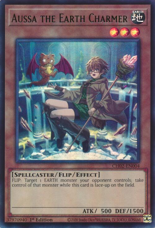 Aussa the Earth Charmer (Ultra Rare) [CH02-EN004] Ultra Rare | Gear Gaming Fayetteville