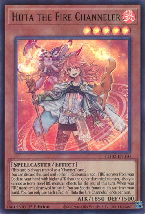 Hiita the Fire Channeler [CH02-EN010] Ultra Rare | Gear Gaming Fayetteville