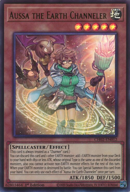 Aussa the Earth Channeler [CH02-EN012] Ultra Rare | Gear Gaming Fayetteville