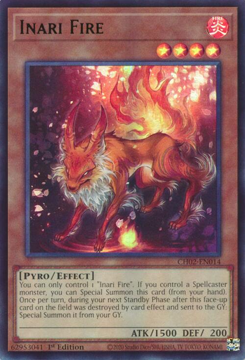 Inari Fire [CH02-EN014] Ultra Rare | Gear Gaming Fayetteville