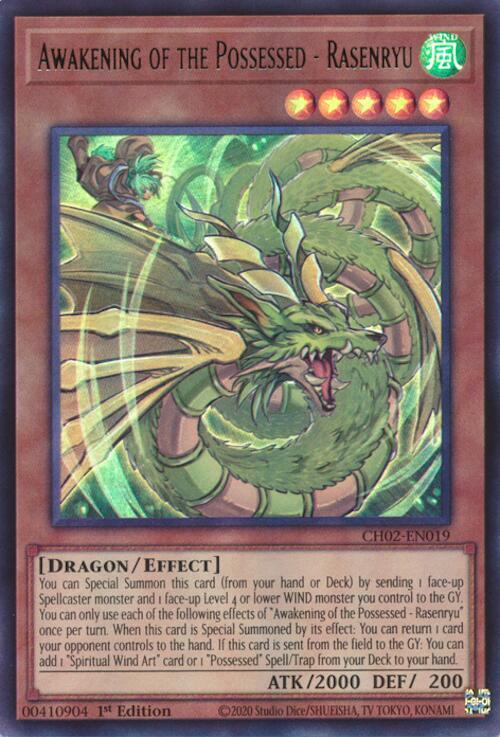 Awakening of the Possessed - Rasenryu [CH02-EN019] Ultra Rare | Gear Gaming Fayetteville